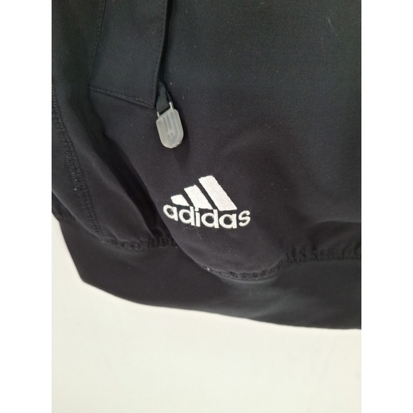 Vintage Adidas ClimaShell Wind Quarter Zip Windbreaker Vest Mens Medium Black - Picture 2 of 10